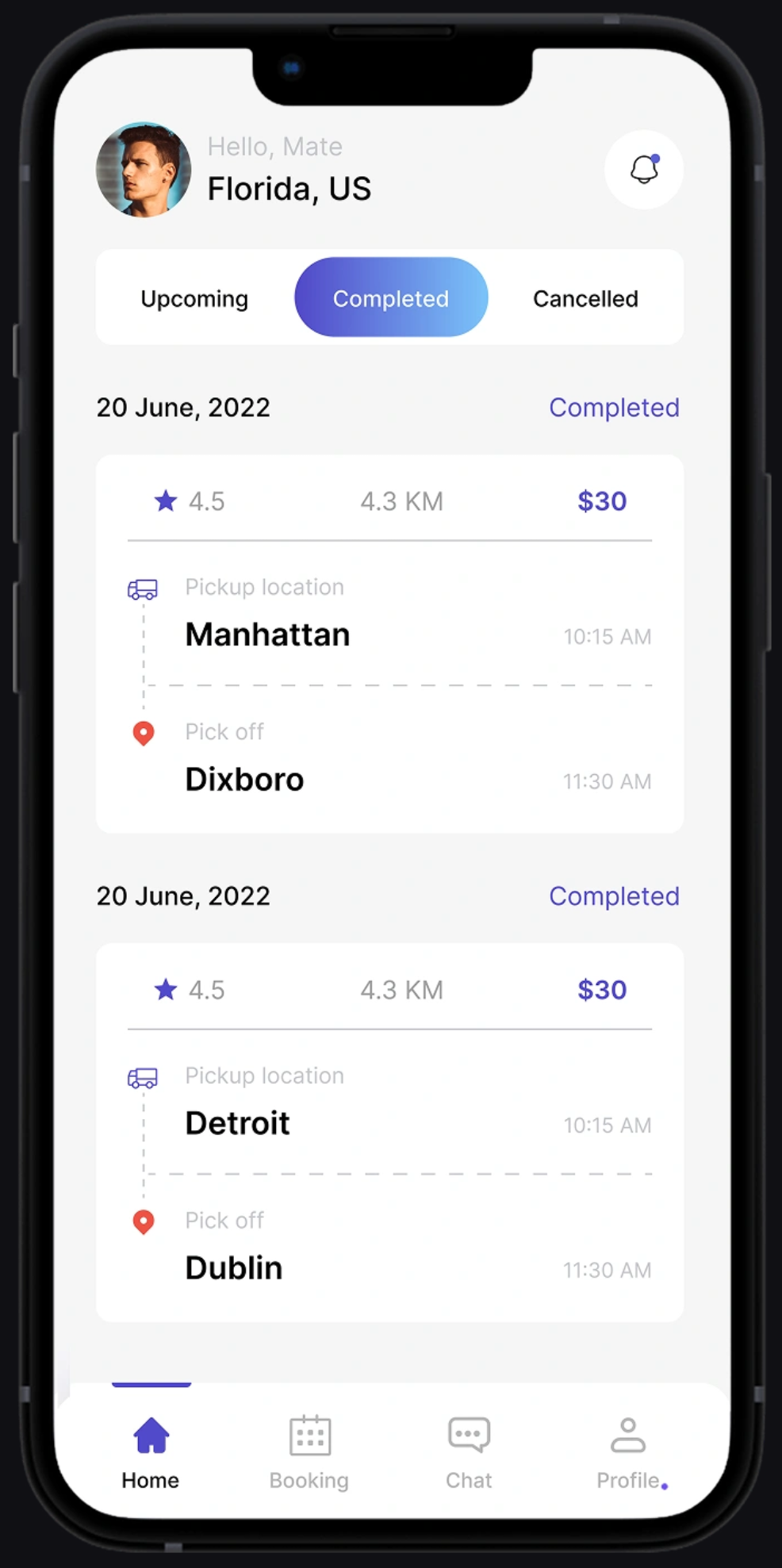 Pick & Deliver app
